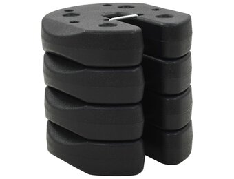 vidaXL Prieelgewichten 4 st Beton Zwart - 35% Korting!