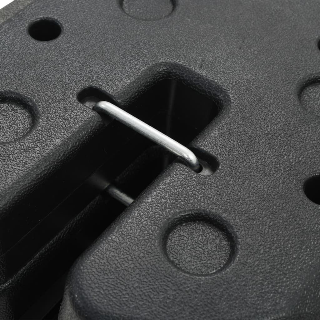 vidaXL Prieelgewichten 4 st Beton Zwart - 35% Korting!