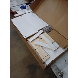 vidaXL Bureau Grenenhout Wit - 110x50x75 cm | Nu met 55% Korting!