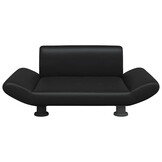 vidaXL Hondenmand Kunstleer Zwart 70x45x28 cm - Nu 60% Korting!