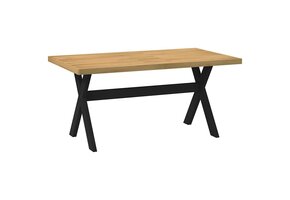 vidaXL Eettafel NOAIN (35% korting) - Massief Hout X-poten