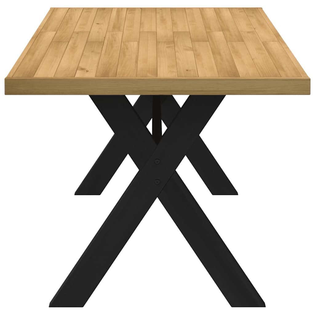 vidaXL Eettafel NOAIN (35% korting) - Massief Hout X-poten