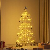 vidaXL Metalen Kerstboom Goud 150cm - 60% KORTING!
