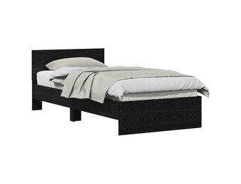 vidaXL Bedframe Zwart eiken 90x190 cm - 30% Korting!