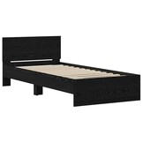 vidaXL Bedframe Zwart eiken 90x190 cm - 30% Korting!