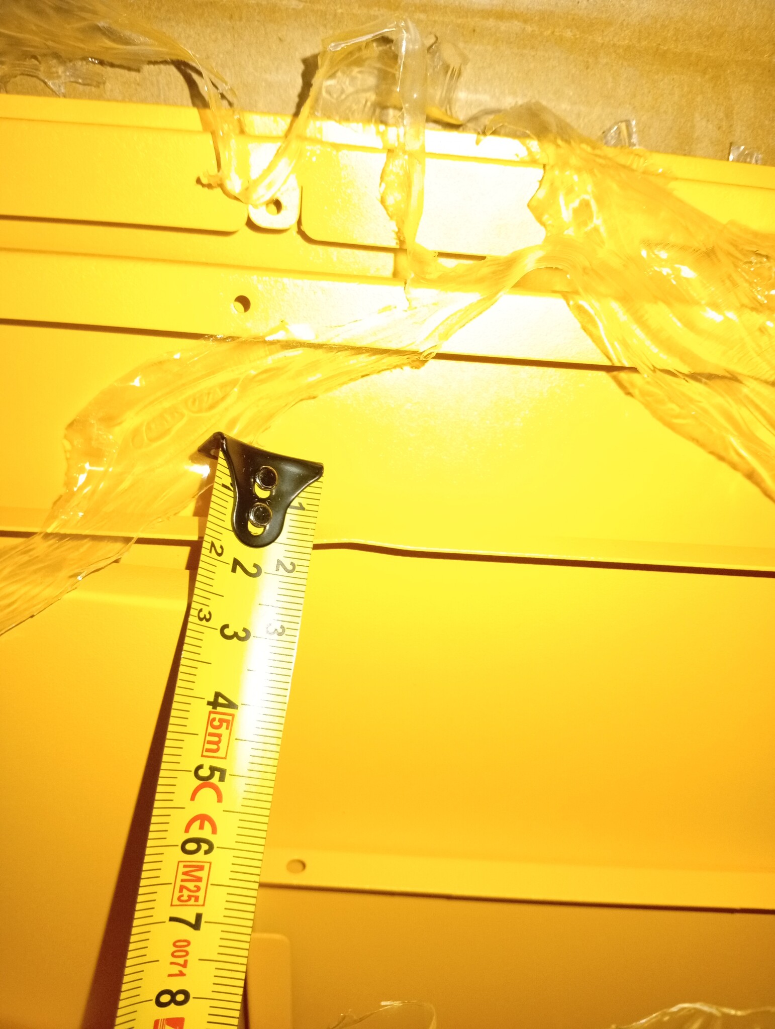 vidaXL TV-meubel 99x39x44 cm Staal Mosterdgeel | 60% Korting