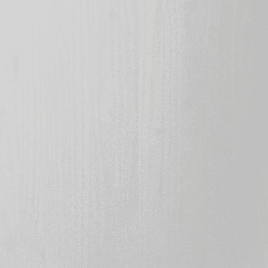 vidaXL Ladekast MOSS 35% Korting | Verrijdbaar Massief Grenenhout Wit