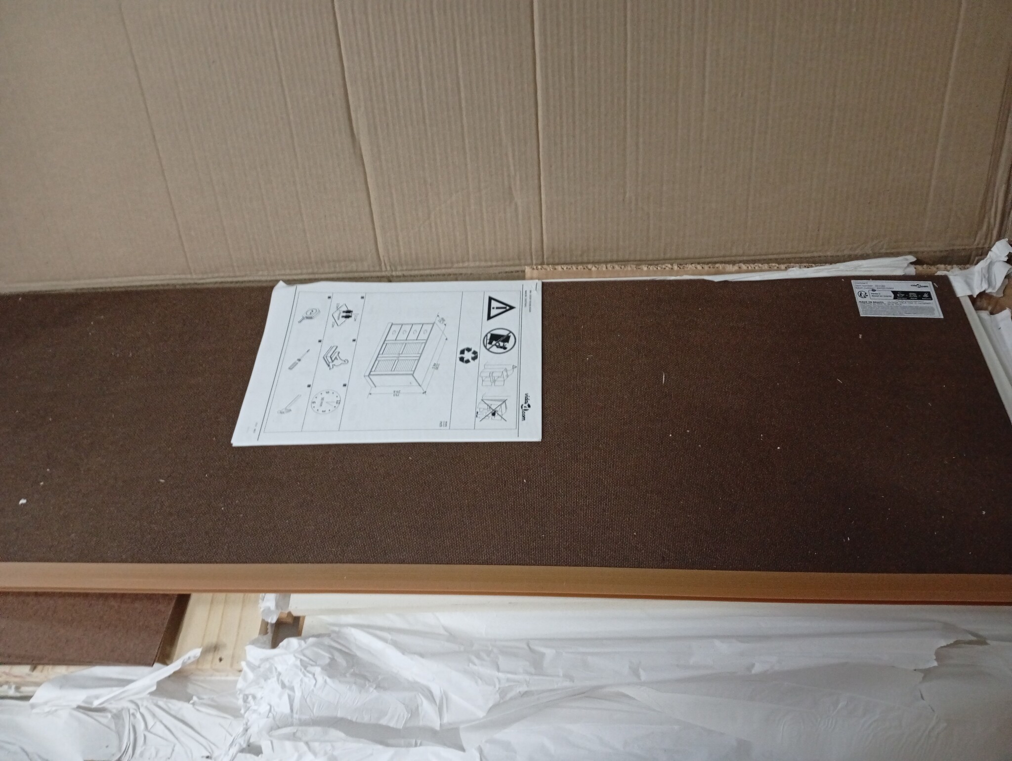 vidaXL Dressoir VIGO Grenenhout Wit - 113x40x75 cm | -55% Korting