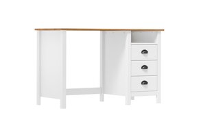 vidaXL Hill Bureau Grenenhout (120x50x74 cm) - 60% Korting!