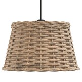 vidaXL Plafondlampenkap Wicker Bruin Ø38x23 cm - 55% Korting!