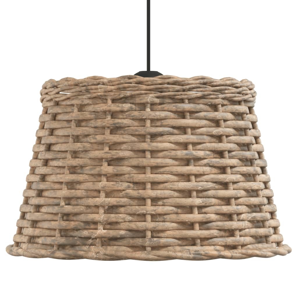 vidaXL Plafondlampenkap Wicker Bruin Ø38x23 cm - 55% Korting!
