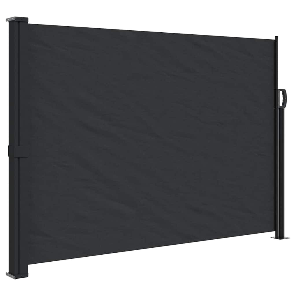 VidaXL Uittrekbaar Windscherm 140x600cm Zwart - 47% Korting!