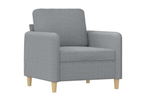 vidaXL Driezitsbank 180cm Stof Donkergrijs | 35% Korting