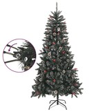 vidaXL Kunstkerstboom 210 cm PVC Groen - 35% Korting!
