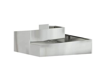 vidaXL Bloempot Zilver 100x100x50 cm - 60% Korting!