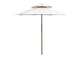 vidaXL Dubbeldekker Parasol 270x270cm Crèmewit | 47% Korting
