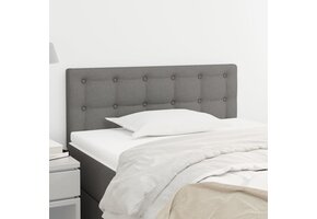 vidaXL Hoofdbord 80x5x78/88 cm Stof Donkergrijs - 65% Korting!