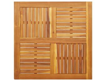 vidaXL Tafelblad vierkant 90x90x2,2 cm massief acaciahout