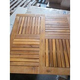 vidaXL Tafelblad vierkant 90x90x2,2 cm massief acaciahout