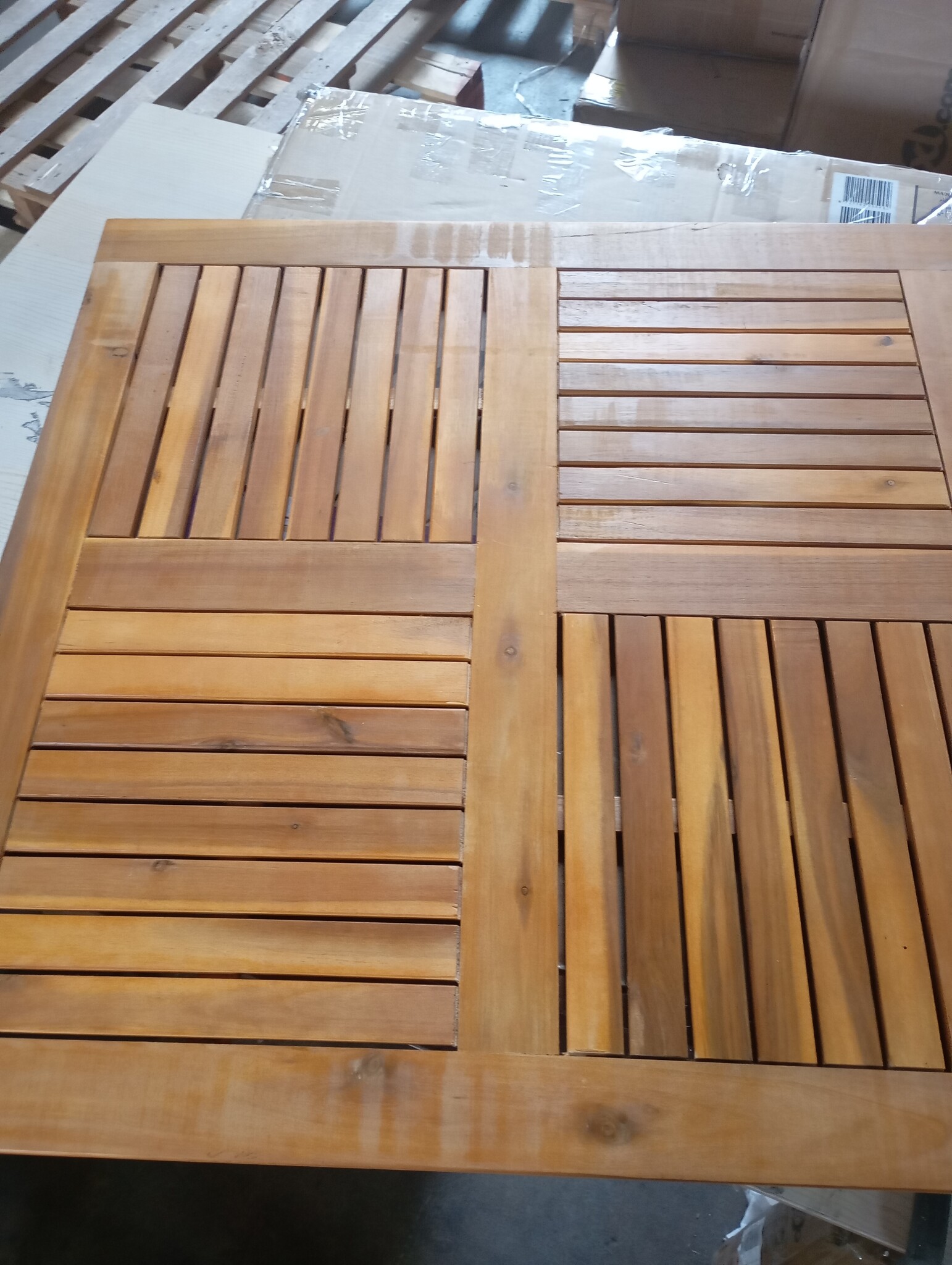 vidaXL Tafelblad vierkant 90x90x2,2 cm massief acaciahout