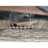 vidaXL Tuinstoel Poly Rattan Beige met Kussens - 67% Korting!