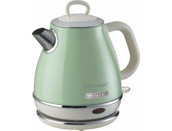 Ariete 2868/04 - Vintage kettle - 1 liter capacity - 1630 Watts - wireless - Green