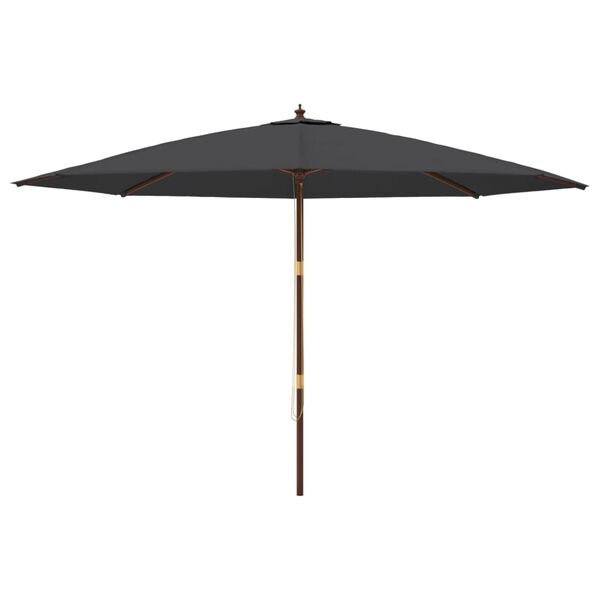 vidaXL Parasol 400x273 cm Zwart - 57% Korting!
