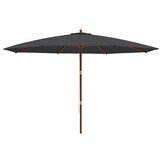 vidaXL Parasol 400x273 cm Zwart - 57% Korting!