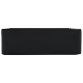 vidaXL Wastafel 40x30x13 cm keramiek zwart