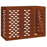 vidaXL Airconditioner hoes Roestig 110 x 50 x 80 cm Cortenstaal