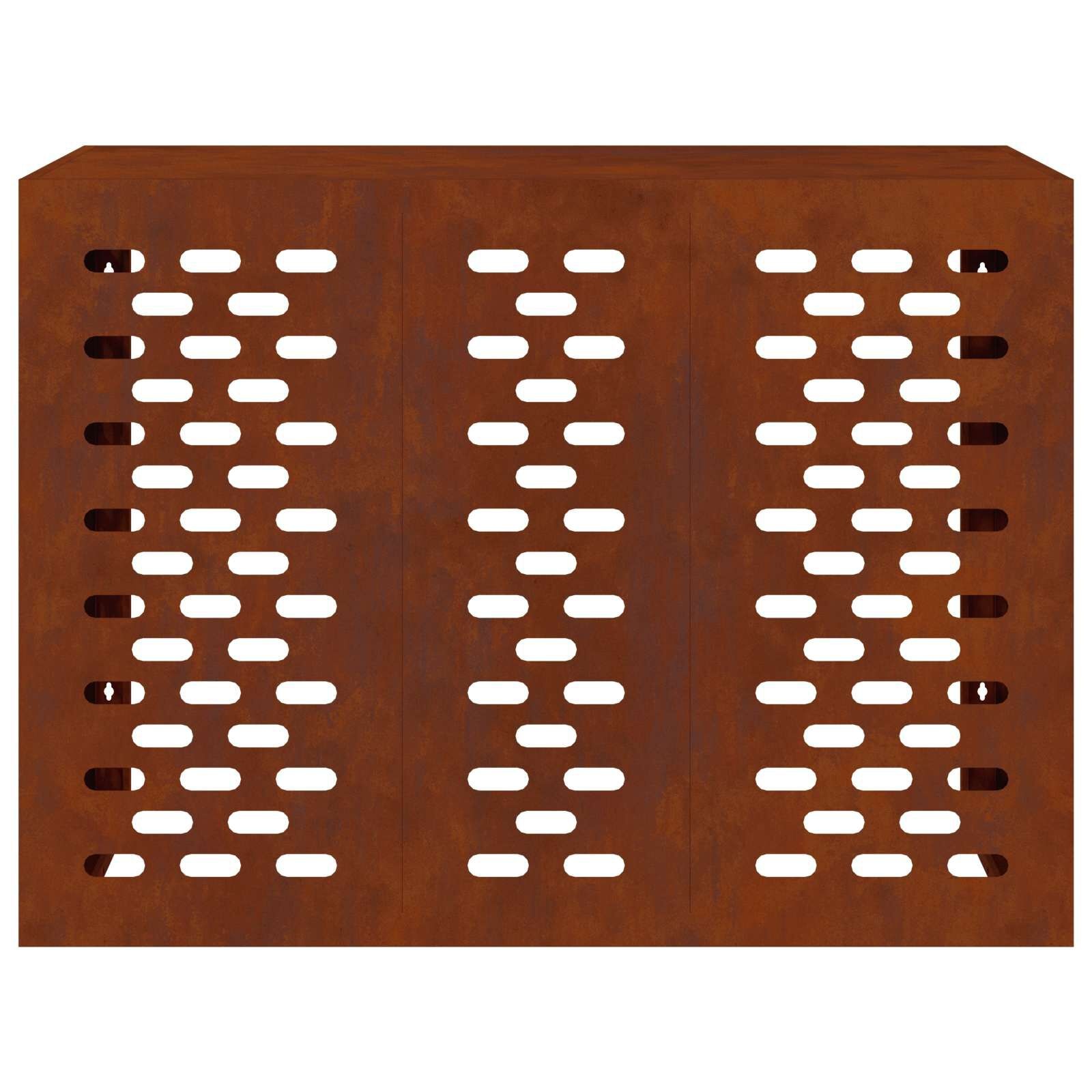 vidaXL Airconditioner hoes Roestig 110 x 50 x 80 cm Cortenstaal