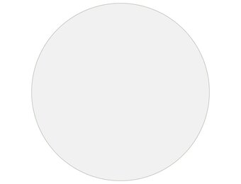 vidaXL Tafelbeschermer Ø 120 cm 2 mm PVC transparant