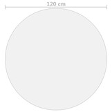 vidaXL Tafelbeschermer Ø 120 cm PVC transparant - 41% korting!