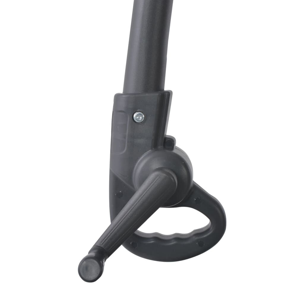 vidaXL Zweefparasol met stalen paal 250x250 cm antracietkleurig