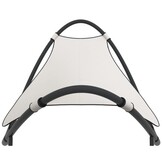 vidaXL Ligbed Schommelend - Staal/Textileen - Crème | 60% Korting