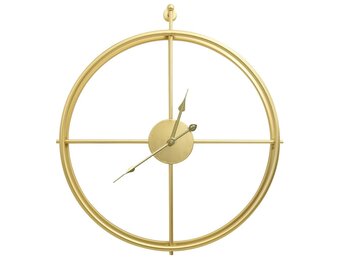 vidaXL Wandklok 52 cm | Goudkleurig IJzer | 41% Korting!