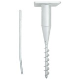 VidaXL Parasolvoet Grond - Staal - 60% Korting!