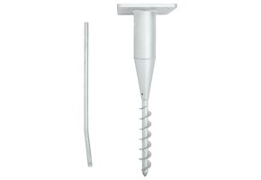 VidaXL Parasolvoet Grond - Staal - 60% Korting!