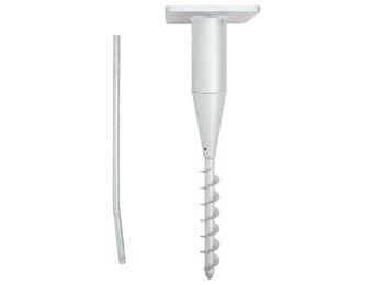 VidaXL Parasolvoet Grond - Staal - 60% Korting!