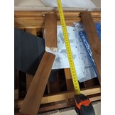 vidaXL Haardhoutopslag 105x38x115 cm Massief Acaciahout - 64% Korting!