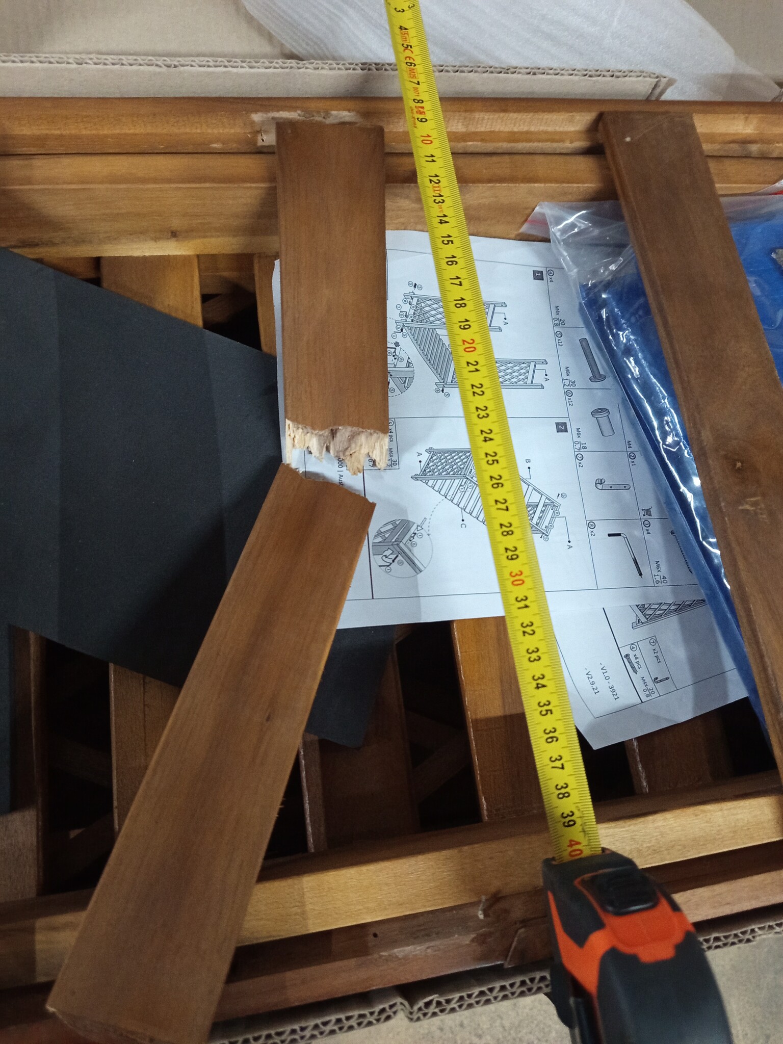 vidaXL Haardhoutopslag 105x38x115 cm Massief Acaciahout - 64% Korting!