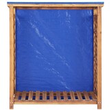 vidaXL Haardhoutopslag 105x38x115 cm Massief Acaciahout - 64% Korting!