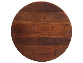 VidaXL Tafelblad Gerecycled Hout Ø 50 cm - 53% Korting!