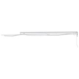 Markies Handmatig Wit 4 × 3,5 m Metaal - 55% Korting