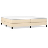 vidaXL Bedframe Crème 200x200 cm - 60% Korting!