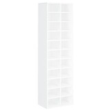 vidaXL Schoenenkast 54x34x183 cm wit - Nu met 30% Korting!