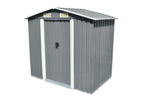 vidaXL Tuinberging Metaal Grijs 204x132x186 cm - 60% Korting