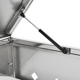 vidaXL Containerberging 4x 240L RVS - 35% Korting!