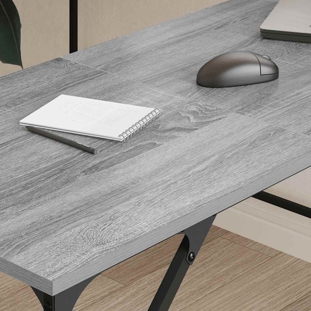 vidaXL Hoekbureau Sonoma Eiken 149x149x75 cm - 37% Korting!