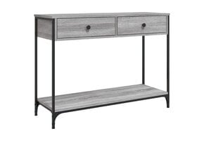 vidaXL Wandtafel 100x34,5x75 cm - Grijs Sonoma Eiken met 37% Korting!